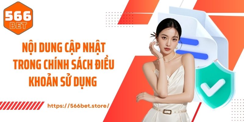 Nội dung cập nhật trong chính sách điều khoản sử dụng 