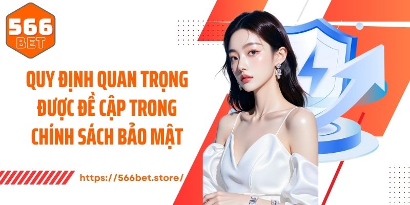 Quy định quan trọng được đề cập trong chính sách bảo mật